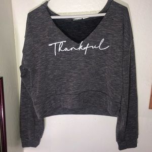 Crop sweatshirt